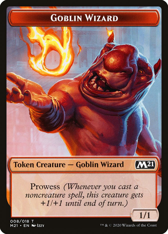 Goblin Wizard Token [Core Set 2021 Tokens] | Impulse Games and Hobbies