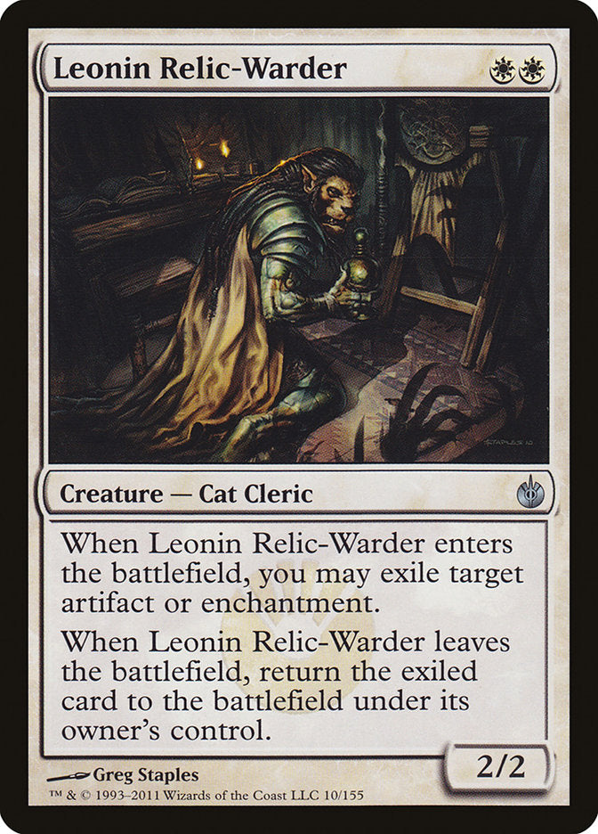 Leonin Relic-Warder [Mirrodin Besieged] | Impulse Games and Hobbies