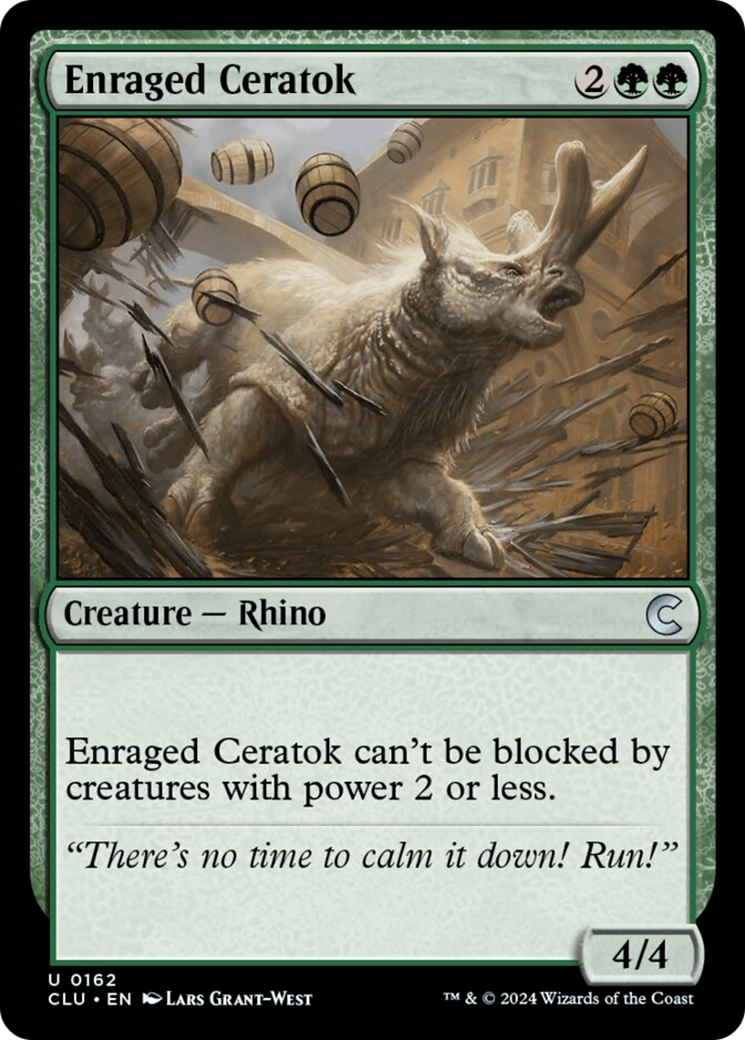 Enraged Ceratok [Ravnica: Clue Edition] | Impulse Games and Hobbies