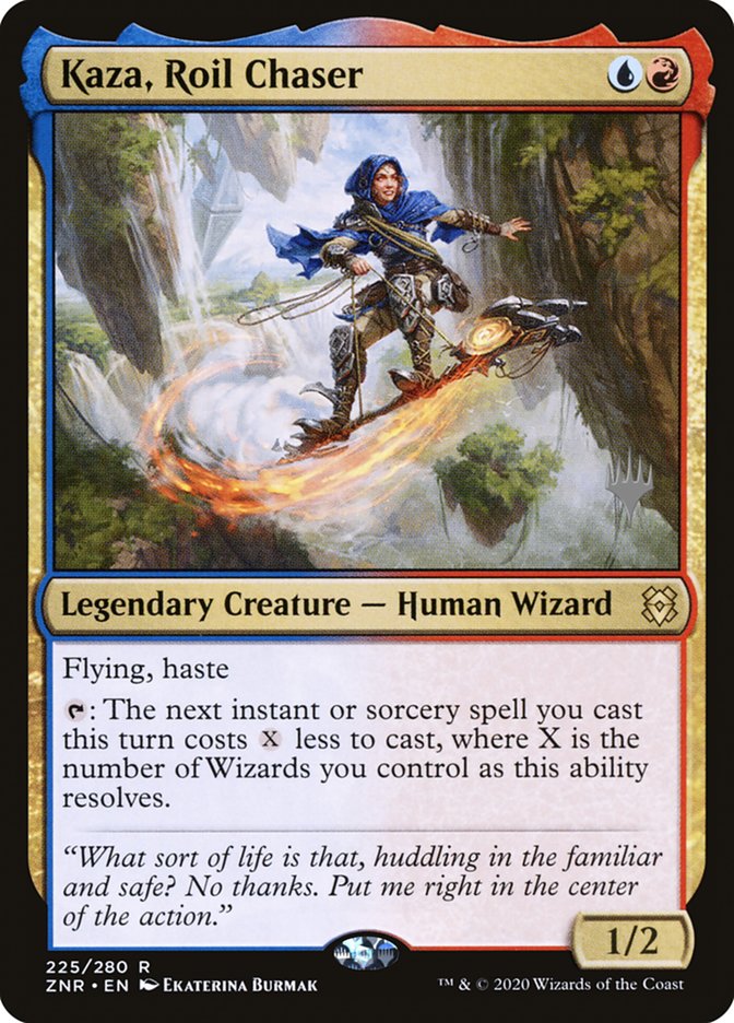 Kaza, Roil Chaser (Promo Pack) [Zendikar Rising Promos] | Impulse Games and Hobbies