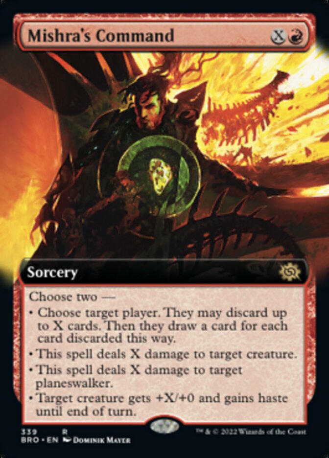 Mishra's Command (Extended Art) [The Brothers' War] | Impulse Games and Hobbies