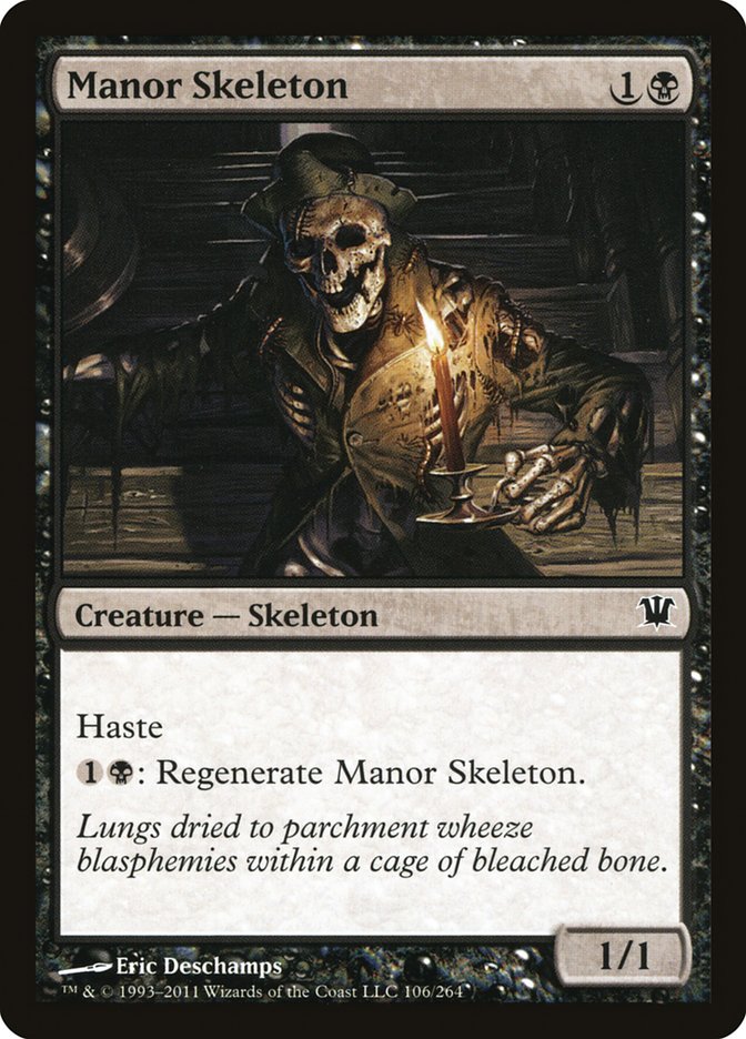 Manor Skeleton [Innistrad] | Impulse Games and Hobbies