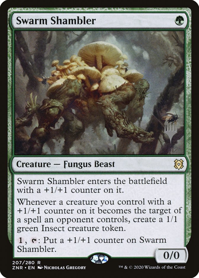 Swarm Shambler (Promo Pack) [Zendikar Rising Promos] | Impulse Games and Hobbies