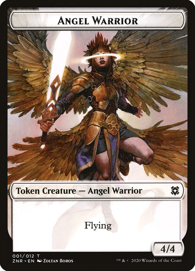 Angel Warrior Token [Zendikar Rising Tokens] | Impulse Games and Hobbies