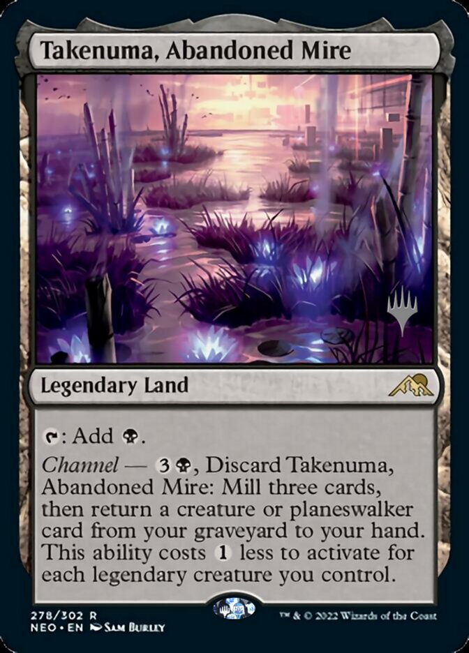 Takenuma, Abandoned Mire (Promo Pack) [Kamigawa: Neon Dynasty Promos] | Impulse Games and Hobbies