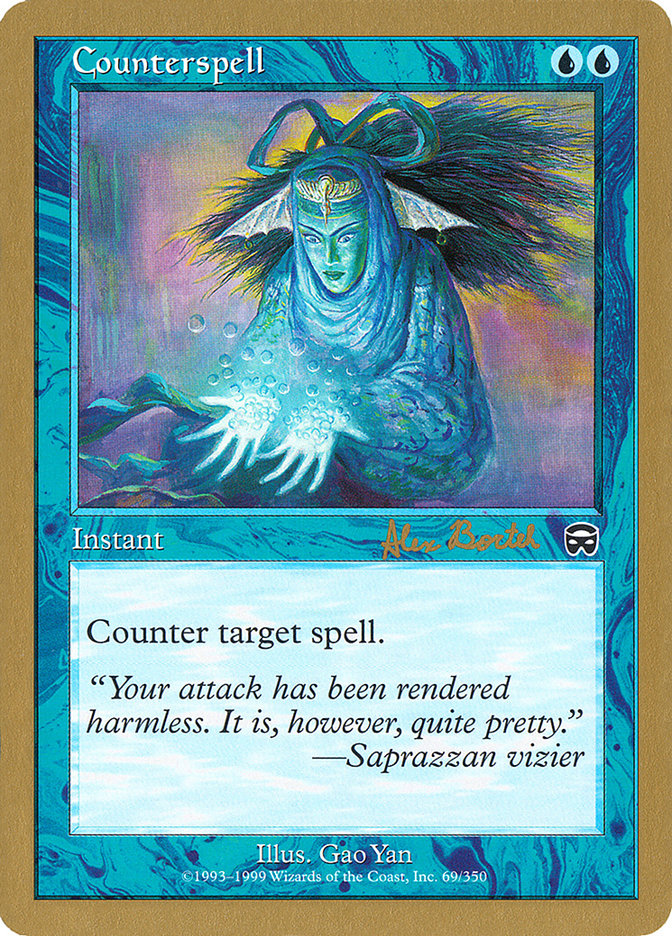 Counterspell (Alex Borteh) (MMQ) [World Championship Decks 2001] | Impulse Games and Hobbies