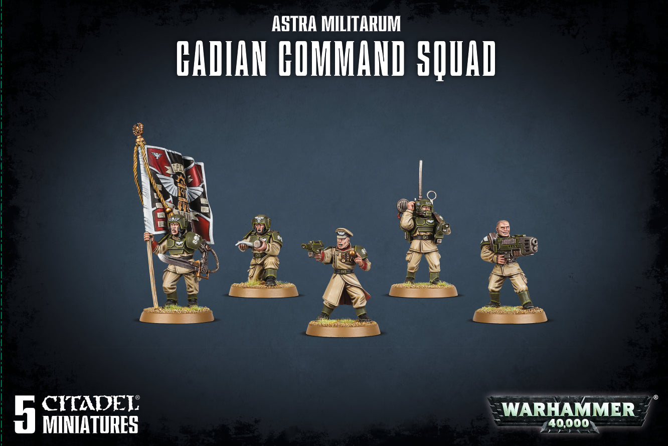 WH40K ASTRA MILITARUM CADIAN COMMAND SQUAD | Impulse Games and Hobbies