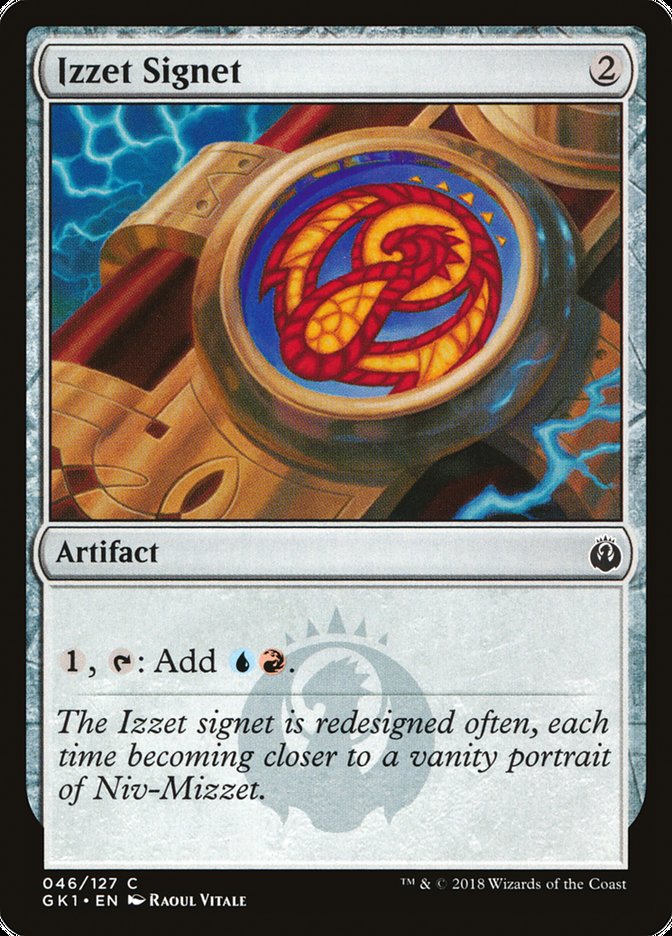 Izzet Signet [Guilds of Ravnica Guild Kit] | Impulse Games and Hobbies