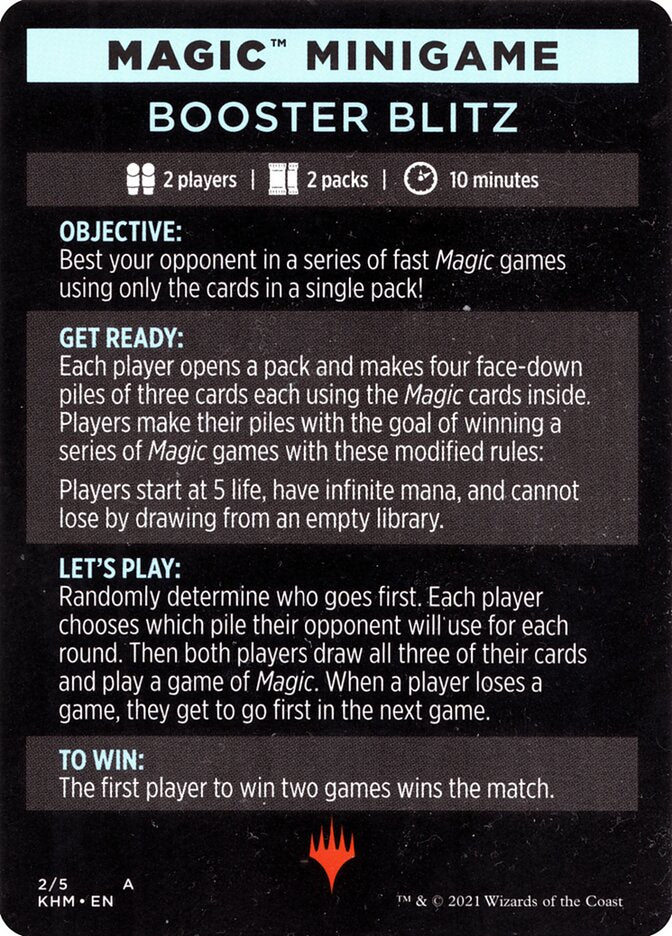 Booster Blitz (Magic Minigame) [Kaldheim Minigame] | Impulse Games and Hobbies