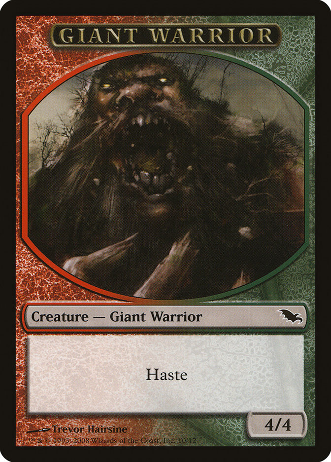 Giant Warrior Token [Shadowmoor Tokens] | Impulse Games and Hobbies