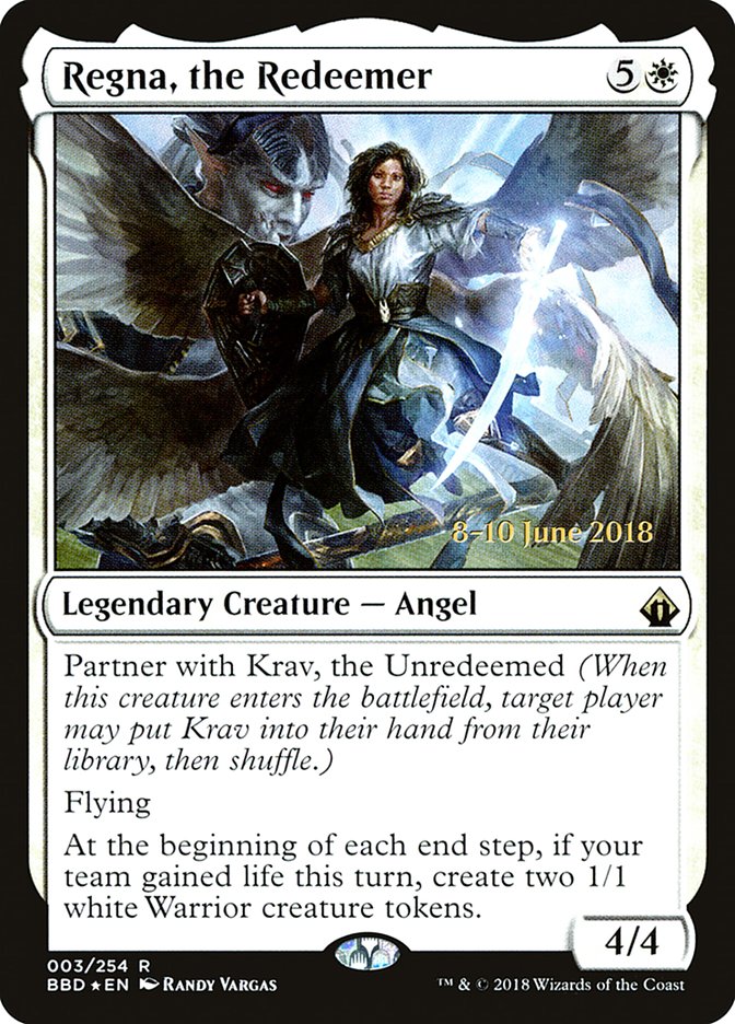 Regna, the Redeemer [Battlebond Prerelease Promos] | Impulse Games and Hobbies