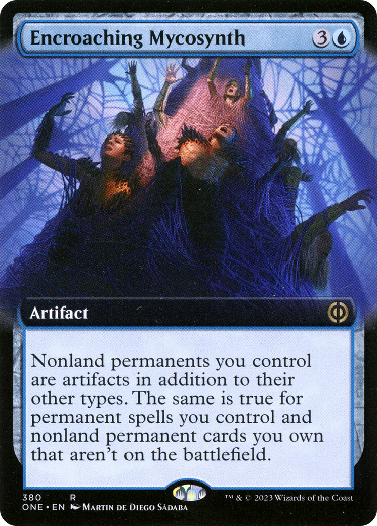 Encroaching Mycosynth (Extended Art) [Phyrexia: All Will Be One] | Impulse Games and Hobbies