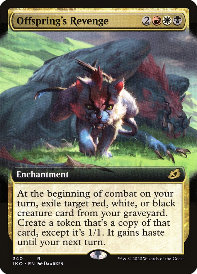 Offspring's Revenge (Extended Art) [Ikoria: Lair of Behemoths] | Impulse Games and Hobbies