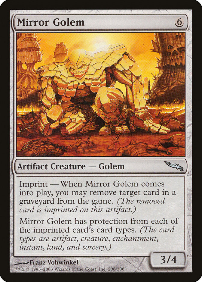 Mirror Golem [Mirrodin] | Impulse Games and Hobbies