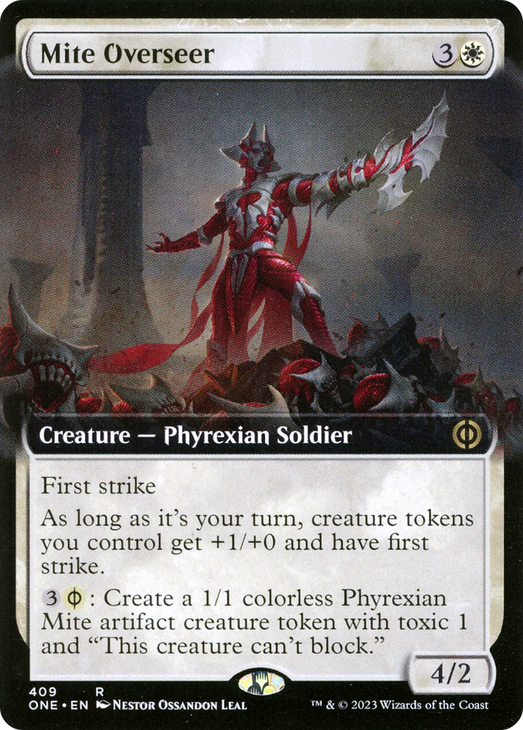 Mite Overseer (Extended Art) [Phyrexia: All Will Be One] | Impulse Games and Hobbies