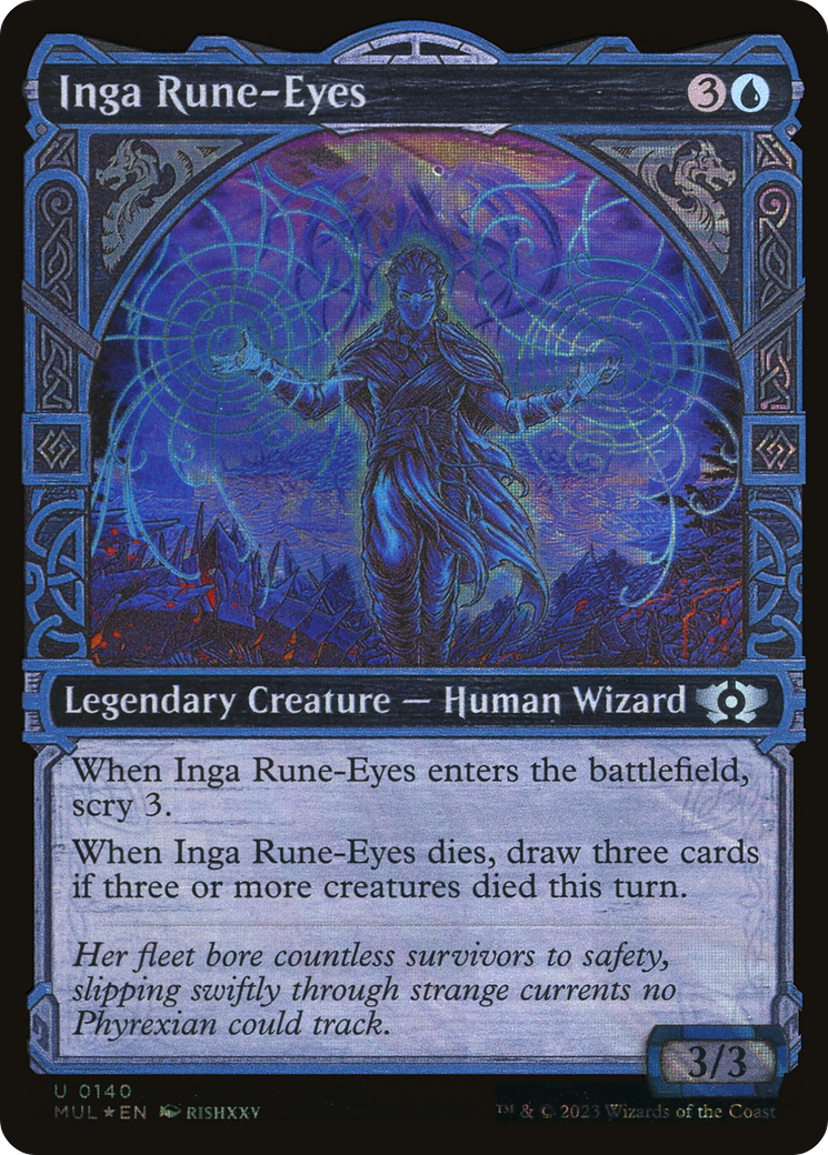 Inga Rune-Eyes (Halo Foil) [Multiverse Legends] | Impulse Games and Hobbies