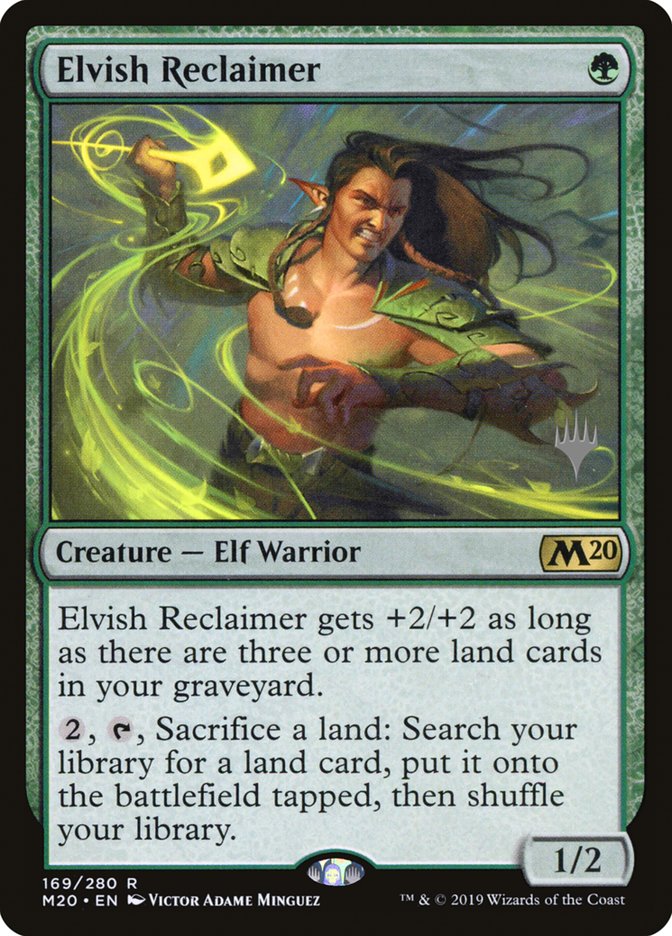 Elvish Reclaimer (Promo Pack) [Core Set 2020 Promos] | Impulse Games and Hobbies