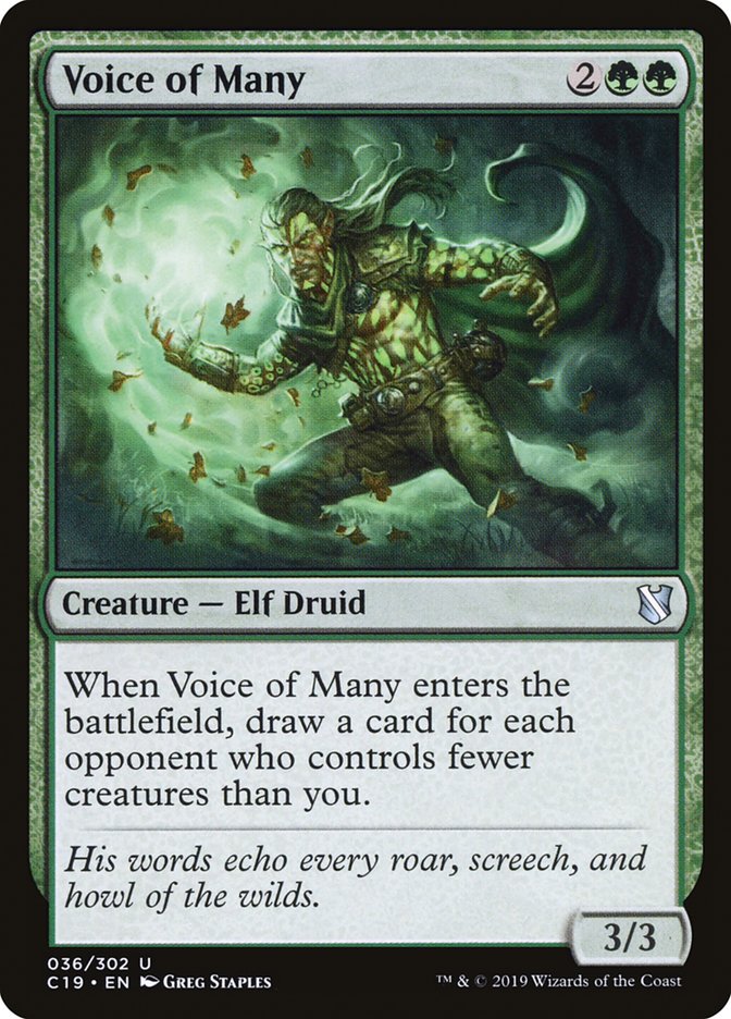 Voice of Many [Commander 2019] | Impulse Games and Hobbies