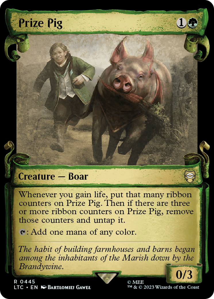 Prize Pig [The Lord of the Rings: Tales of Middle-Earth Commander Showcase Scrolls] | Impulse Games and Hobbies