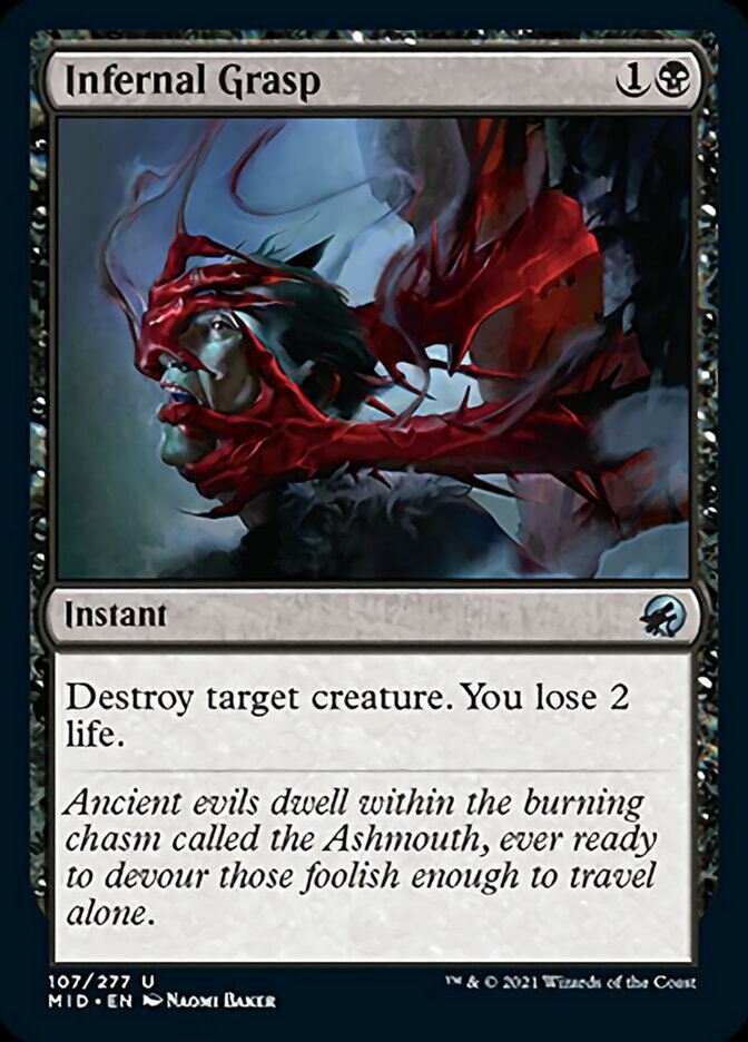 Infernal Grasp [Innistrad: Midnight Hunt] | Impulse Games and Hobbies