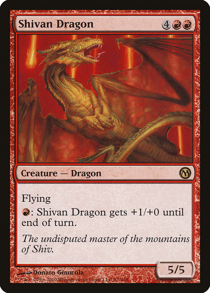 Shivan Dragon [Duels of the Planeswalkers] | Impulse Games and Hobbies