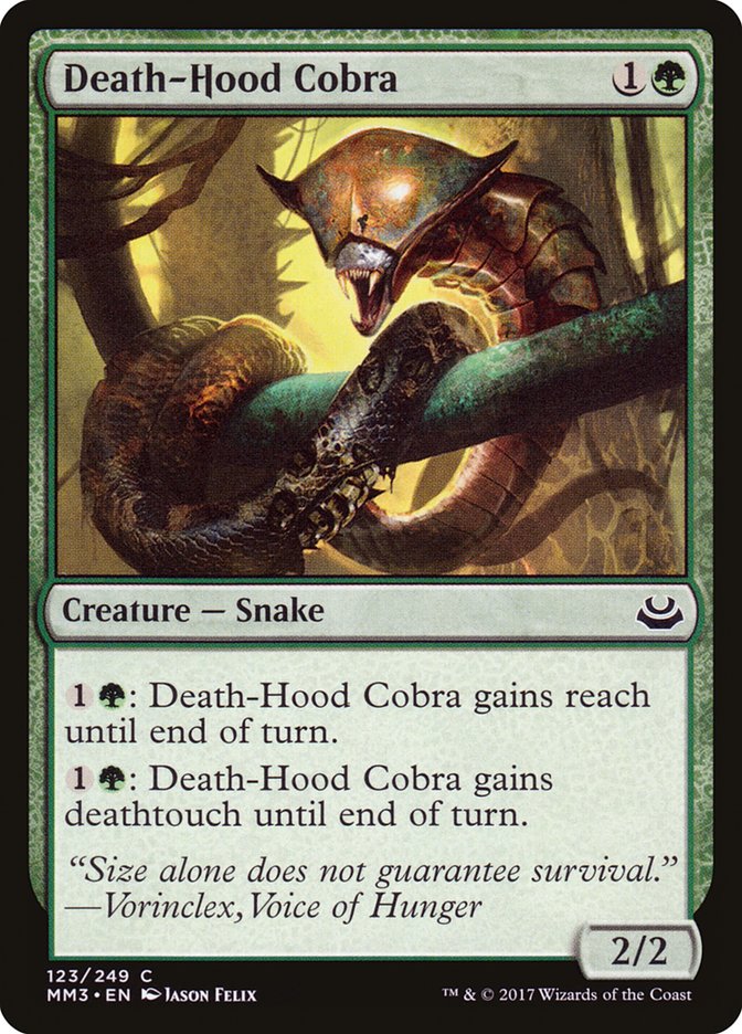 Death-Hood Cobra [Modern Masters 2017] | Impulse Games and Hobbies