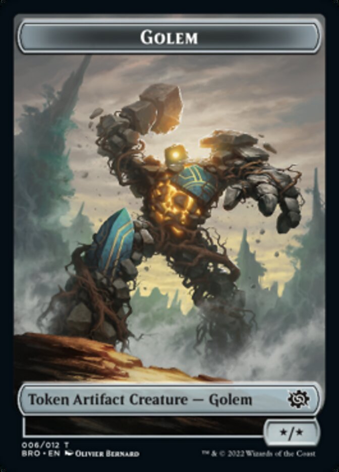 Golem Token [The Brothers' War Tokens] | Impulse Games and Hobbies