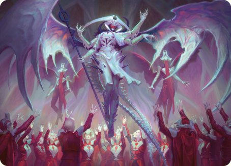 Atraxa, Grand Unifier Art Card [Phyrexia: All Will Be One Art Series] | Impulse Games and Hobbies