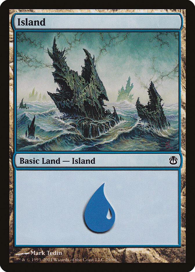 Island (79) [Duel Decks: Ajani vs. Nicol Bolas] | Impulse Games and Hobbies