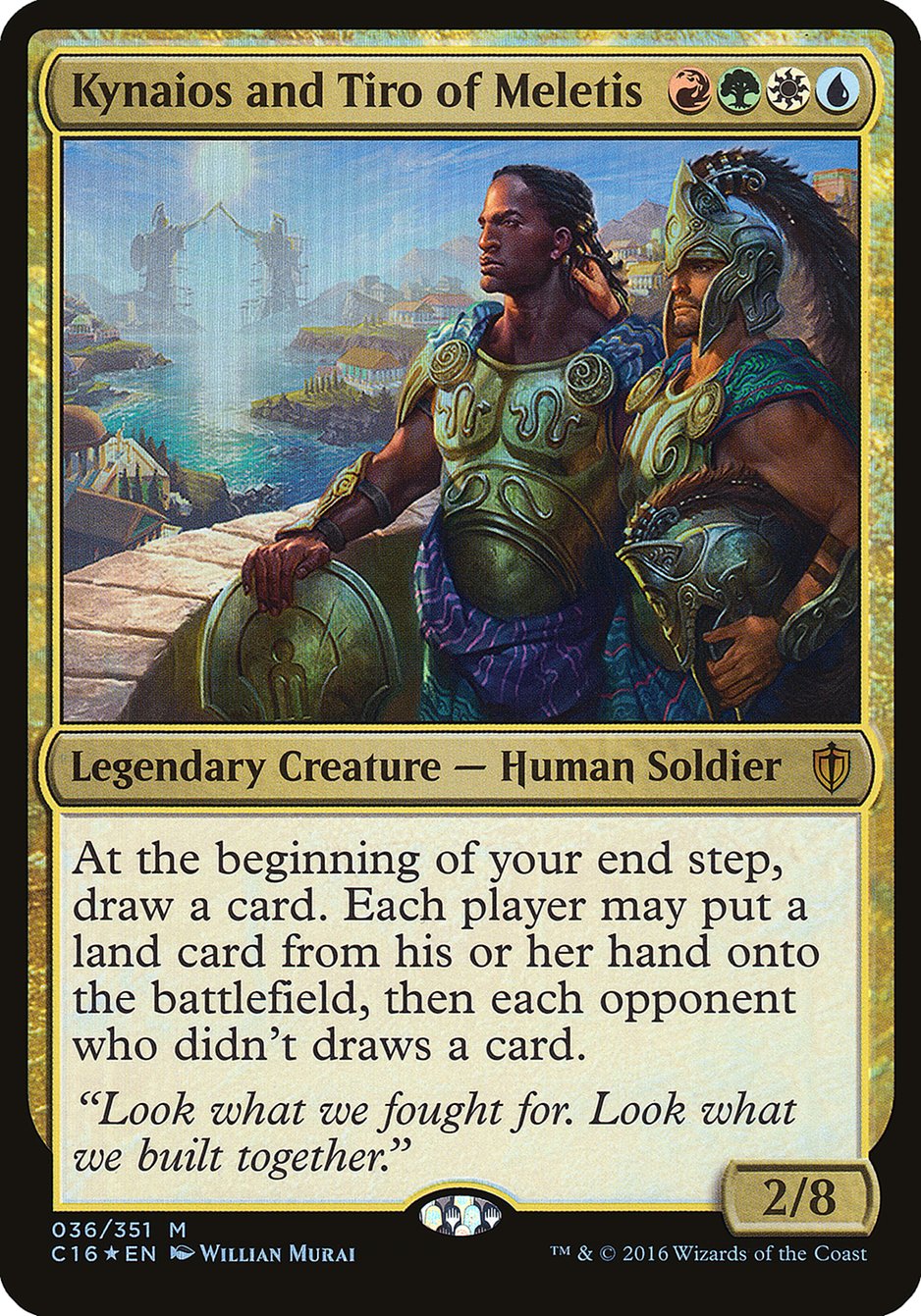 Kynaios and Tiro of Meletis (Oversized) [Commander 2016 Oversized] | Impulse Games and Hobbies