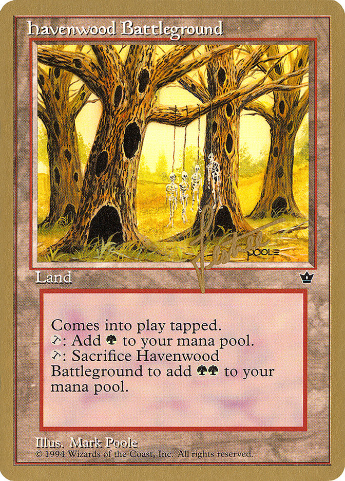 Havenwood Battleground (Bertrand Lestree) [Pro Tour Collector Set] | Impulse Games and Hobbies