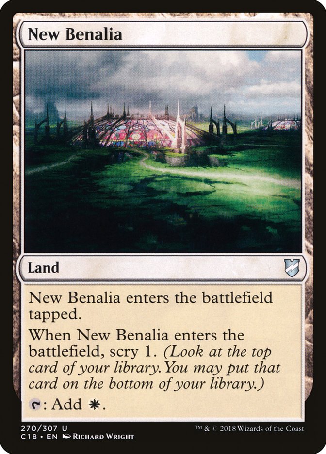 New Benalia [Commander 2018] | Impulse Games and Hobbies