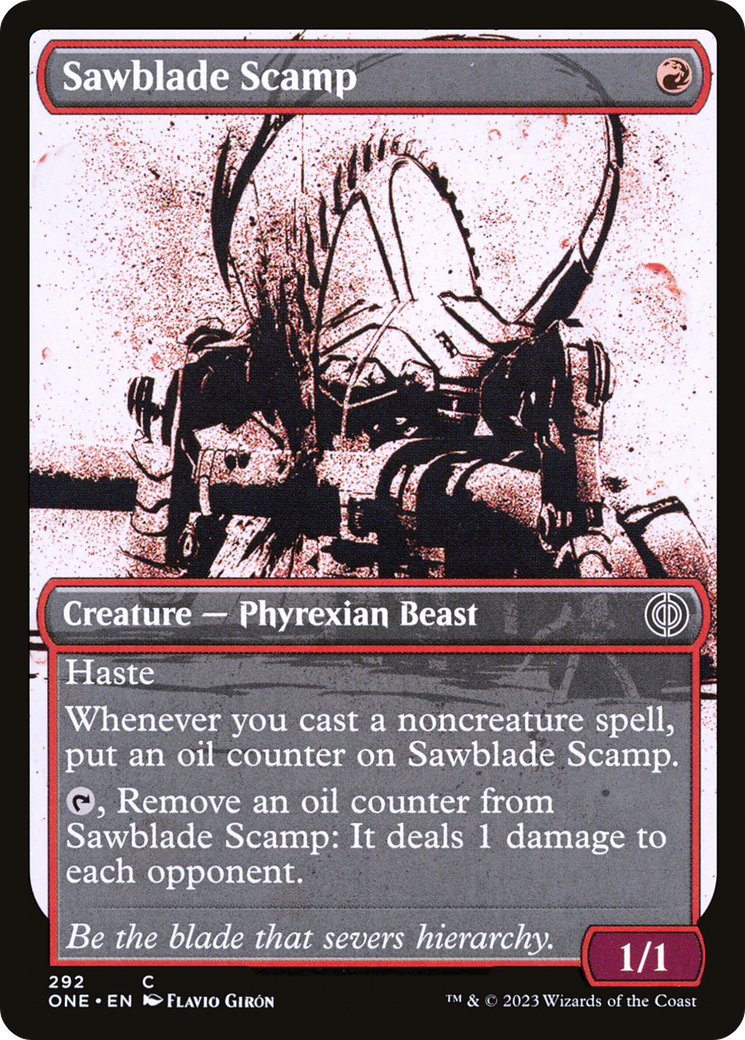 Sawblade Scamp (Showcase Ichor) [Phyrexia: All Will Be One] | Impulse Games and Hobbies