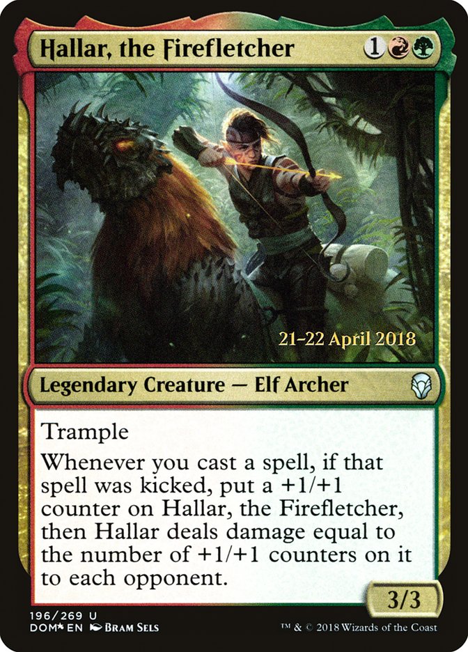 Hallar, the Firefletcher [Dominaria Prerelease Promos] | Impulse Games and Hobbies