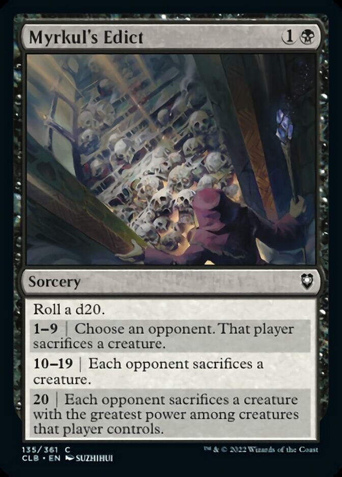 Myrkul's Edict [Commander Legends: Battle for Baldur's Gate] | Impulse Games and Hobbies