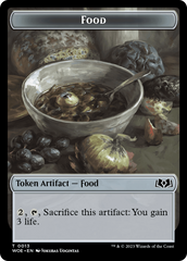 Rat // Food (0013) Double-Sided Token [Wilds of Eldraine Tokens] | Impulse Games and Hobbies