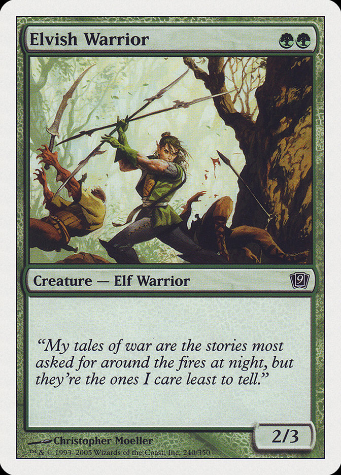 Elvish Warrior [Ninth Edition] | Impulse Games and Hobbies