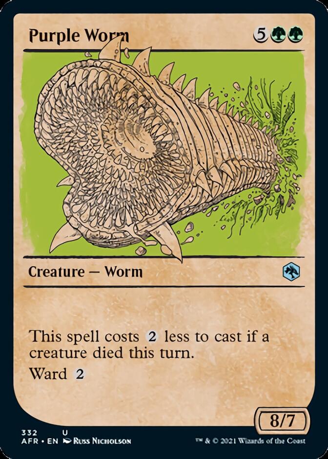 Purple Worm (Showcase) [Dungeons & Dragons: Adventures in the Forgotten Realms] | Impulse Games and Hobbies