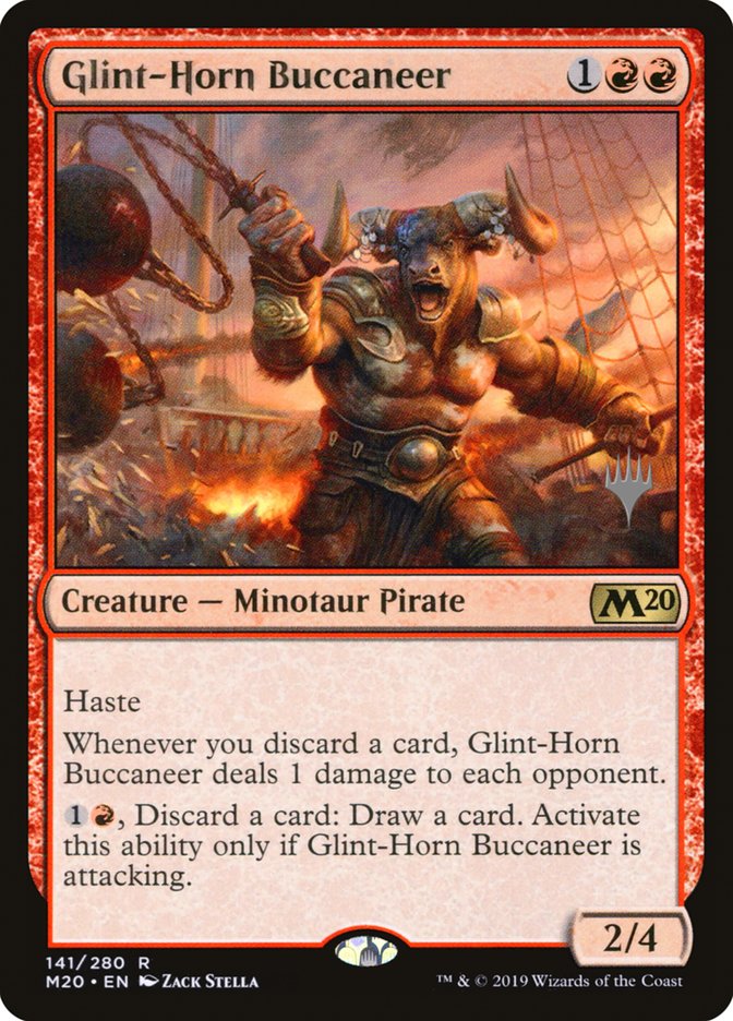 Glint-Horn Buccaneer (Promo Pack) [Core Set 2020 Promos] | Impulse Games and Hobbies