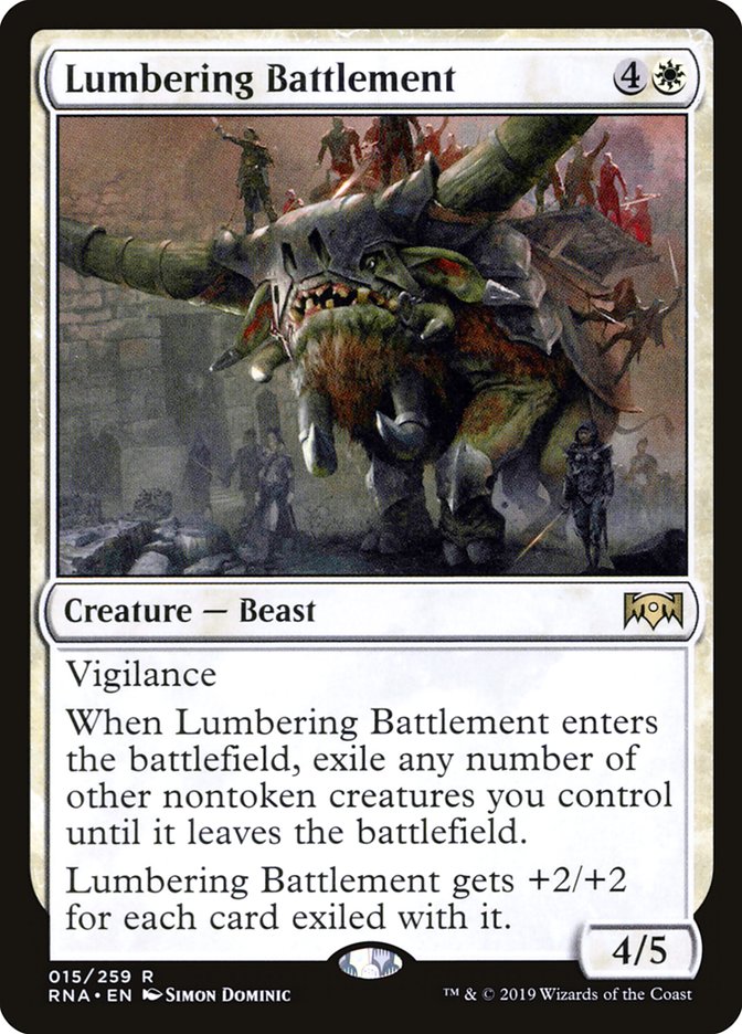 Lumbering Battlement [Ravnica Allegiance] | Impulse Games and Hobbies