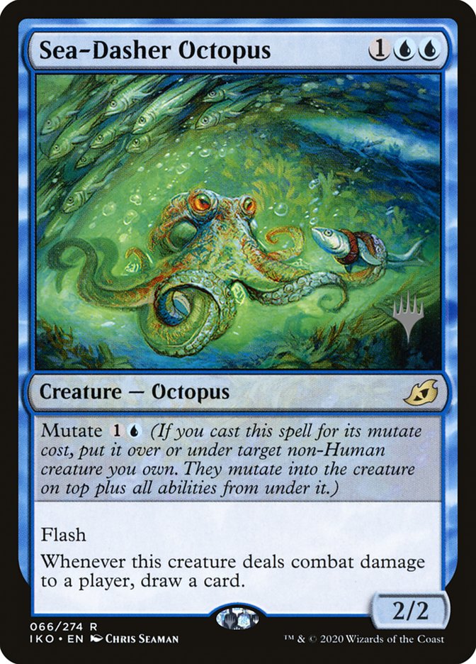 Sea-Dasher Octopus (Promo Pack) [Ikoria: Lair of Behemoths Promos] | Impulse Games and Hobbies
