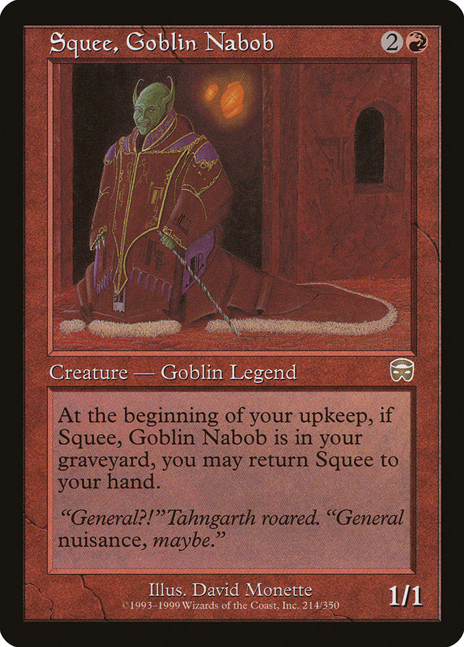 Squee, Goblin Nabob [Mercadian Masques] | Impulse Games and Hobbies