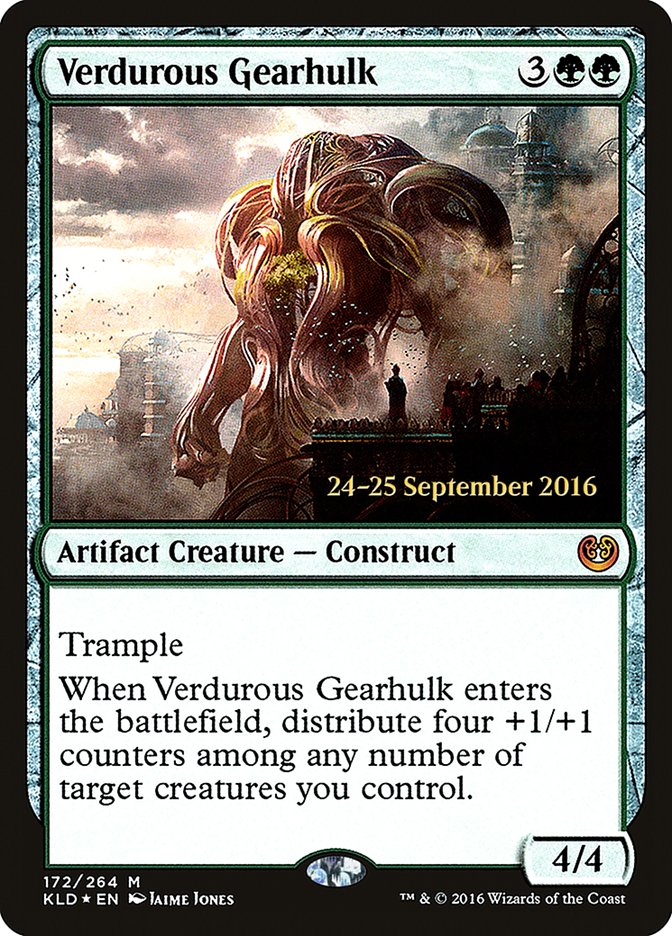 Verdurous Gearhulk [Kaladesh Prerelease Promos] | Impulse Games and Hobbies