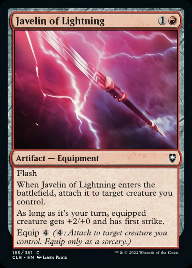 Javelin of Lightning [Commander Legends: Battle for Baldur's Gate] | Impulse Games and Hobbies