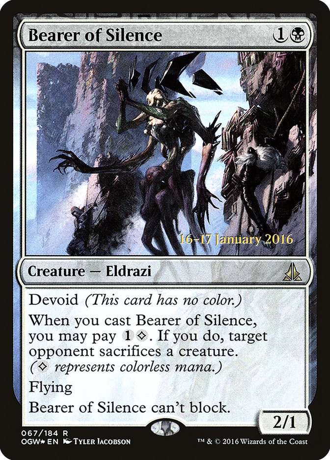 Bearer of Silence [Oath of the Gatewatch Prerelease Promos] | Impulse Games and Hobbies