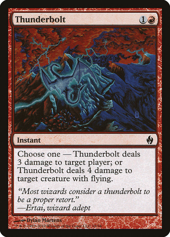 Thunderbolt [Premium Deck Series: Fire and Lightning] | Impulse Games and Hobbies