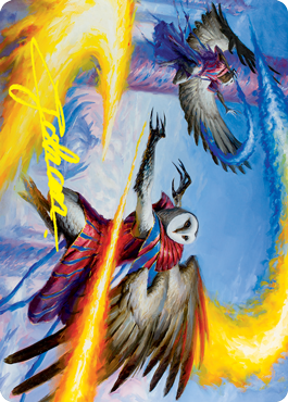 Teach by Example Art Card (Gold-Stamped Signature) [Strixhaven: School of Mages Art Series] | Impulse Games and Hobbies