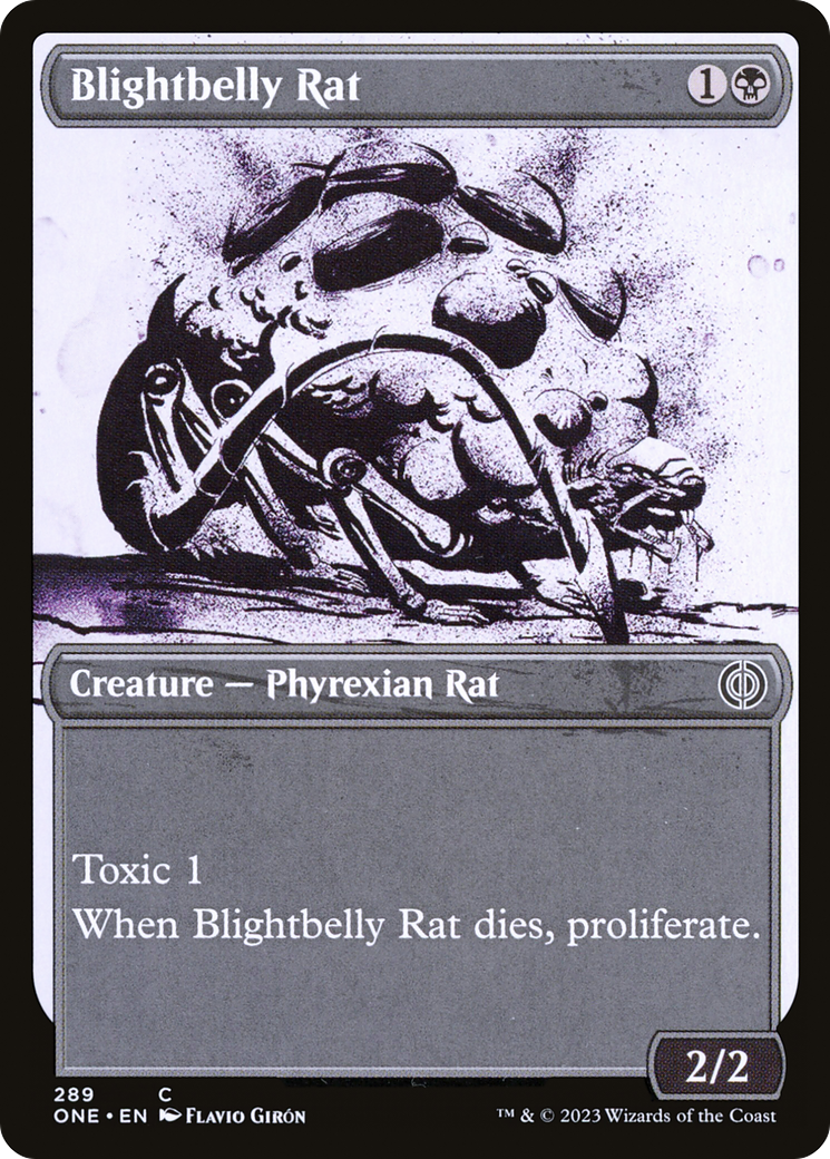 Blightbelly Rat (Showcase Ichor) [Phyrexia: All Will Be One] | Impulse Games and Hobbies