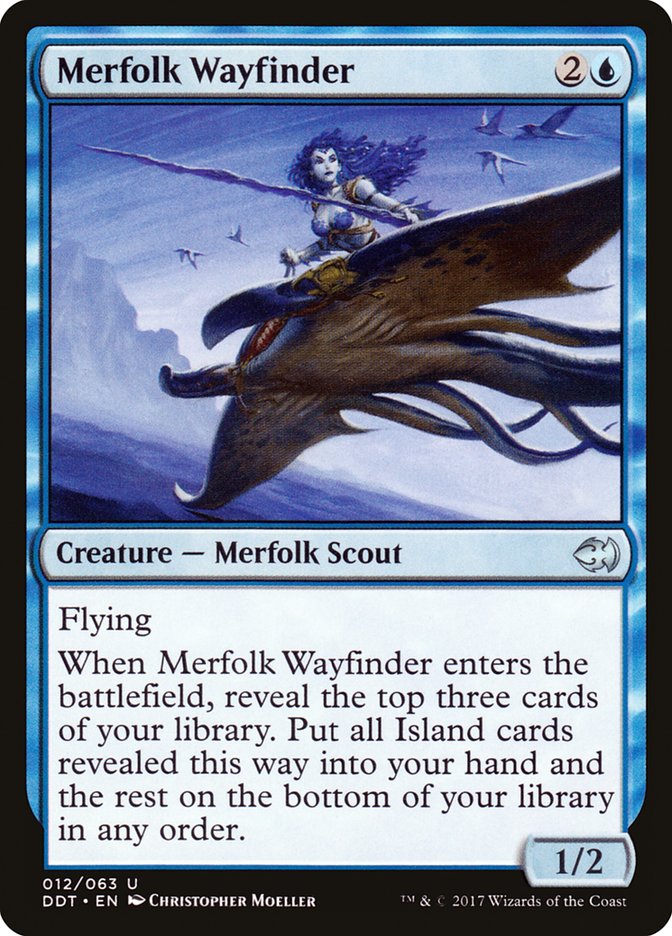 Merfolk Wayfinder [Duel Decks: Merfolk vs. Goblins] | Impulse Games and Hobbies