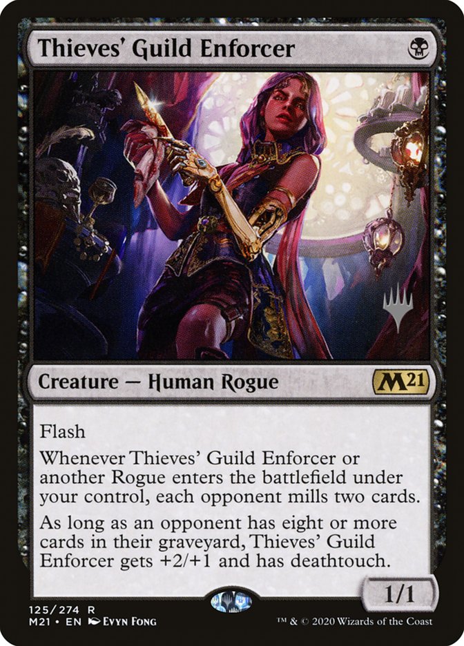 Thieves' Guild Enforcer (Promo Pack) [Core Set 2021 Promos] | Impulse Games and Hobbies